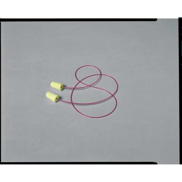 Moldex Pura-Fit Disposable Corded Ear Plugs, Bullet Shape, NRR 33 dB, M, Green, 100 Pairs - 6900