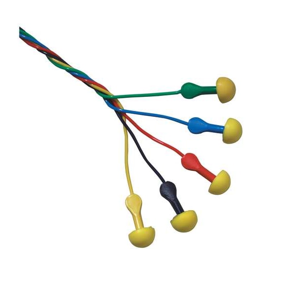 3M E-A-R EXPRESS Pod Plugs Reusable Foam Ear Plugs, Pod Shape, 25 dB, Yellow, 100 PK - 321-2200