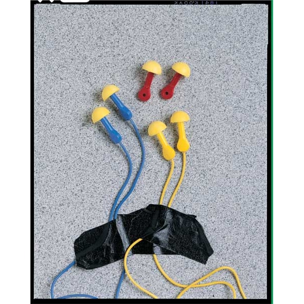 3M E-A-R EXPRESS Pod Plugs Reusable Foam Ear Plugs, Pod Shape, 25 dB, Yellow, 100 PK - 321-2200