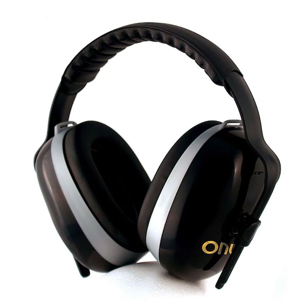 Jackson Safety Over-the-Head Ear Muffs, 23 dB, H70 Onyx, Black - 20771
