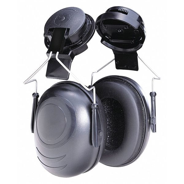 Tasco Hard Hat Mounted Ear Muffs, 24 dB, Sound Star, Black - 100-02551