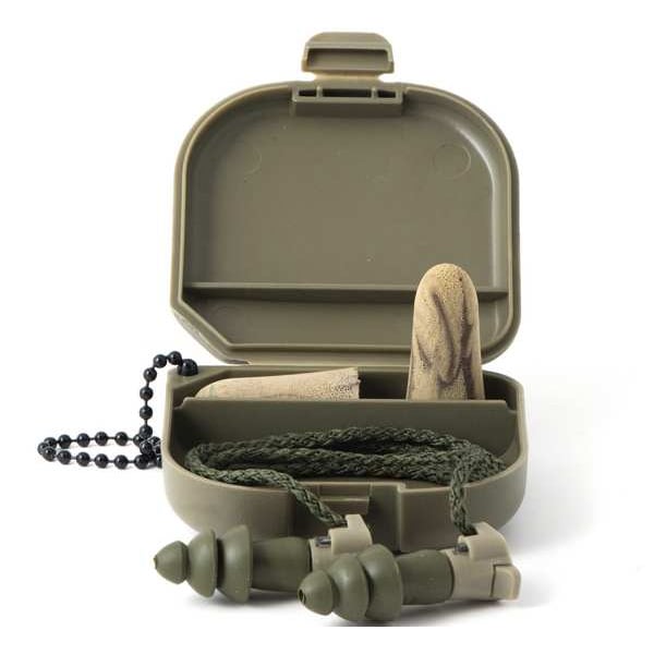 Moldex BattlePlugs(R) Reusable Foam Ear Plugs, Flanged Shape, 33 dB, Camouflage, 50 PK - 6598