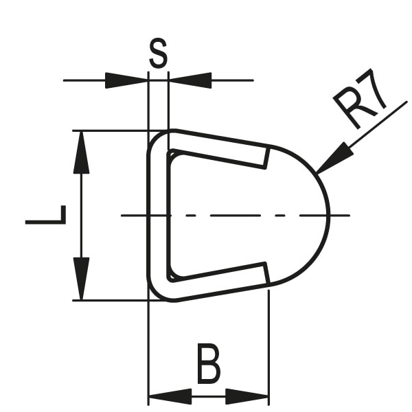 Elesa For round guides, with pin and nut, MPG-2C-P14 - MPG-2C-P