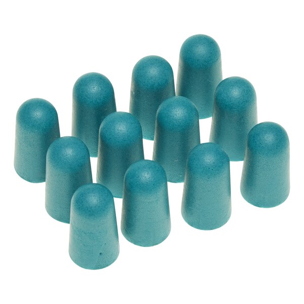 Girls With Guns Silencer Foam Earplugs, 32 dB NRR, ANSI S3.19 & CE EN352-1 Hearing Protection Rated, Teal, 12PK - 2389