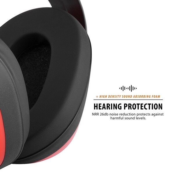 Tr Industrial Safety Ear Muff, ANSI S319 Approved, 10PK - TR88014-10PK