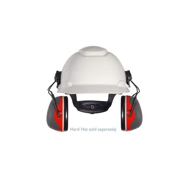3M Peltor 3M 25 dB Soft Foam Ear Muffs Black/Red 1 pair - X3P3E
