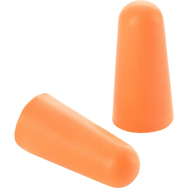 Global Industrial Bullet Earplugs, Tapered, Uncorded, NRR 32 dB, 200PK - 708375