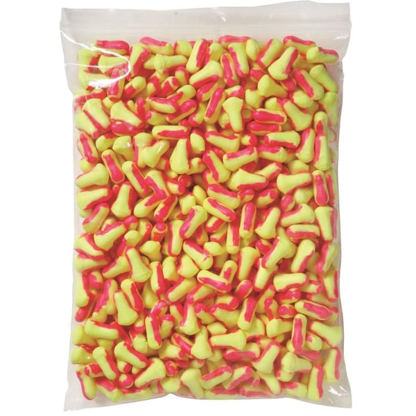 Honeywell Howard Leight T-Shape Shape, Yellow and Pink, 200 PK - LL-LS4