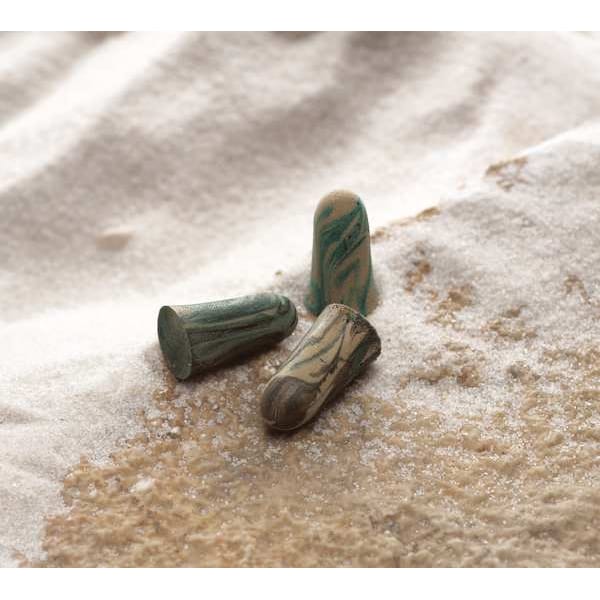 Moldex Camo Plugs(R) Disposable Foam Ear Plugs, Bullet Shape, 33 dB, Camouflage, 100 PK - 6609