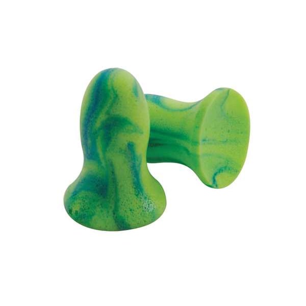 Moldex Meteors(R) Disposable Foam Ear Plugs, Bell Shape, 28 dB, Green, 200 PK - 6630