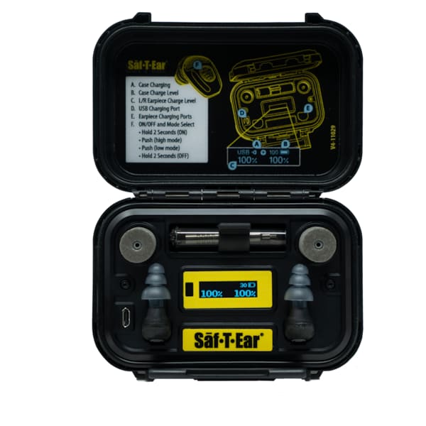 Saf-T-Ear Safety Buds Elite Rechargable Hearing Protection - ERSTE-BUDSPROPOWER+