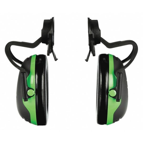 3M Hard Hat Mounted Ear Muffs, 20 dB, Peltor X1, Black - X1P51E