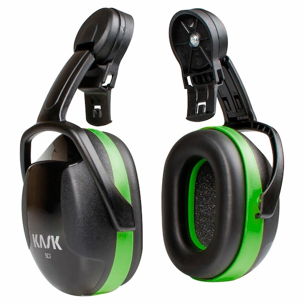 Kask SC1 Green Ear Defenders (fits Super Plasma & Zenith Helmets) - 38146