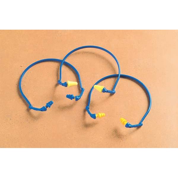 3M E-A-Rflex Reusable Foam Ear Plugs, Pod Shape, 25 dB, Yellow - 350-1001