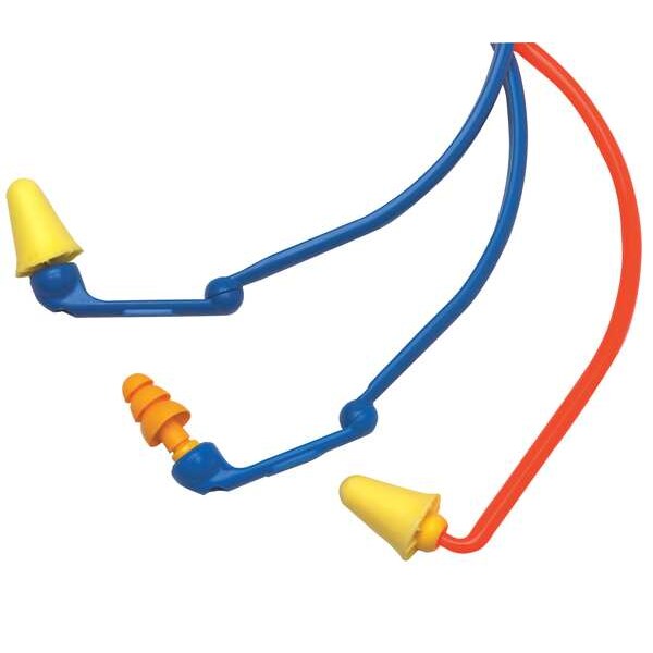 3M E-A-Rflex Reusable Foam Ear Plugs, Pod Shape, 25 dB, Yellow - 350-1001
