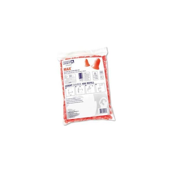 Honeywell North Howard Leight Maximum MAX-LS4-REFILL Dispenser Refill, Contoured Bell, 200 Pair - MAX-LS4-REFILL