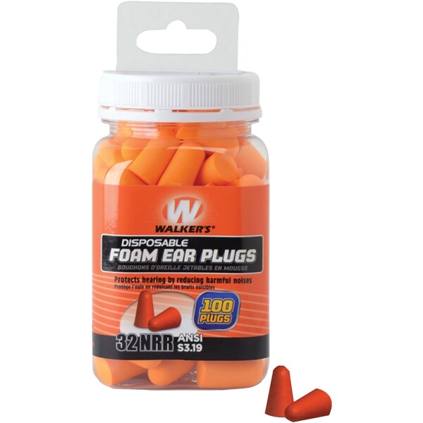 Walkers Uncorded Ear Plugs, Pack of 50 - GWP-FP-50PK