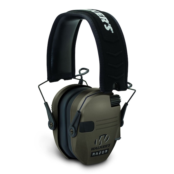 Walkers Over-the-Head Electronic Ear Muffs, 23 dB, Razor Slim - GWP-RSEM-FDE