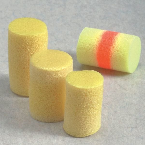3M E-A-R Classic Disposable Foam Ear Plugs, Flanged Shape, 29 dB, Yellow, 500 PK - 311-1081