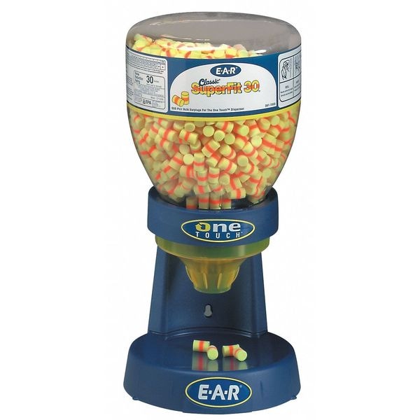 3M E-A-R Classic Disposable Foam Ear Plugs, Flanged Shape, 29 dB, Yellow, 500 PK - 311-1081