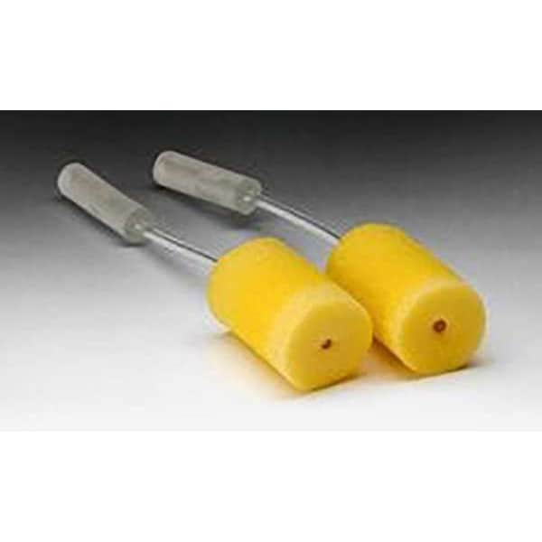 3M E-A-R E-A-R(TM) Classic(TM) Disposable Foam Probed Test Ear Plugs, Cylinder Shape, 29 dB, Yellow, 50 PK - 393-2003-50