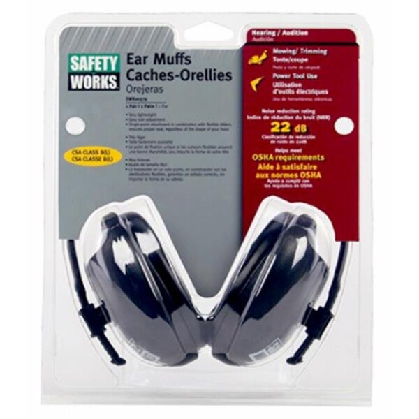 Safety Works Safety Works 241775 TruGuard Industrial Grade Ear Muffs - 241775
