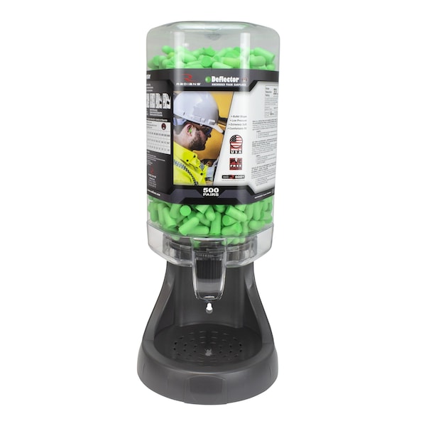 Radians Ear Plugs Refillable Disp w/Deflector Plugs-500Pr - FPD-500L90