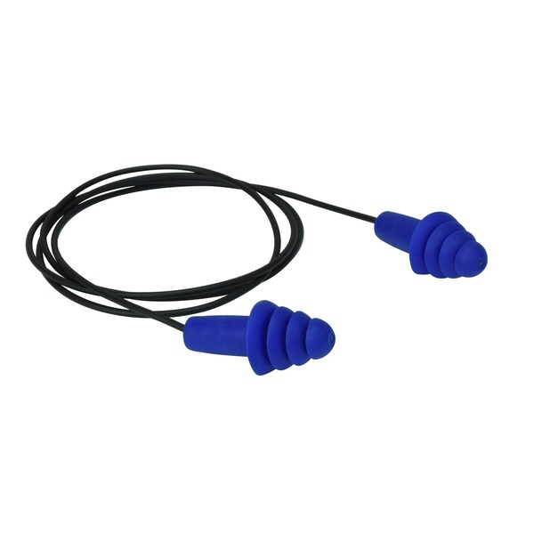 Radians Ear Plugs Resistor II Met Det Reuse Flng Plug-Crd PR - FP43-FMD
