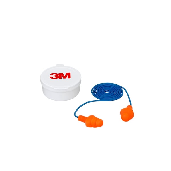 3M Tekk Protection 3M 25 dB PVC Earplugs Blue/Orange 1 pk - 90586H1-DC