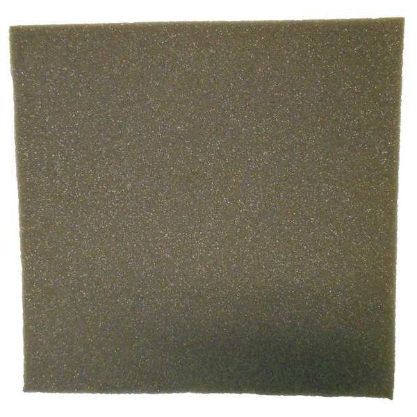 Singer Safety Acoustic Foam, 0.95 NRC, Polyurethane Foam, 4 1/2 ft W, 50 ft L, 1 in Thick, Gray - 15016954-50
