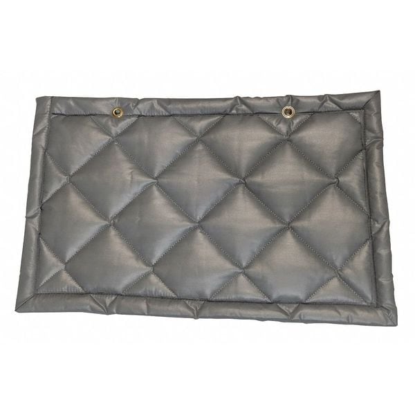 Sound Curtains Acoustic Ceiling Tile, 0.85 NRC, Fiberglass, 4 ft W, 2 ft L, 2 in Thick, Gray, 8 PK - G QFA 10 42