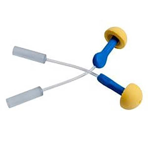 3M E-A-R Express Pod Plug(TM) Disposable Foam Probed Test Ear Plugs, Pod Shape, 25 dB, Yellow, 50 PK - 393-2008-50