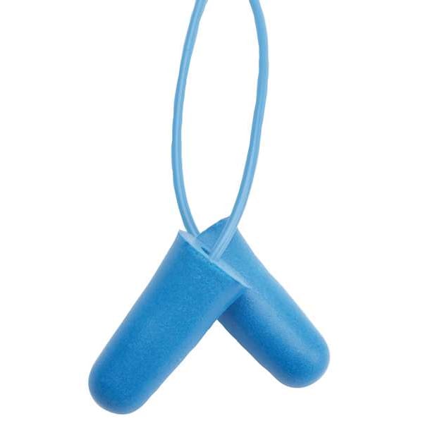 Jackson Safety H10 Disposable Foam Ear Plugs, Bullet Shape, 31 dB, Blue, 100 PK - 13821