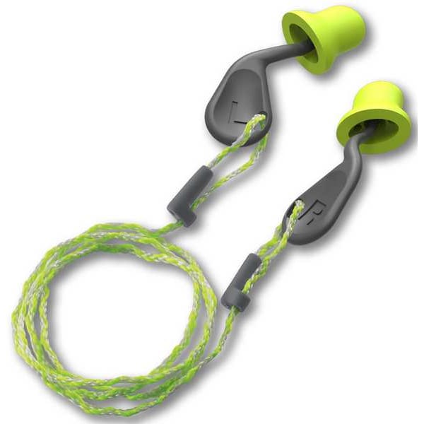 Hexarmor simpleFit Reusable Foam Ear Plugs, Bell Shape, 27 dB, Yellow, 48 PK - 18-14001