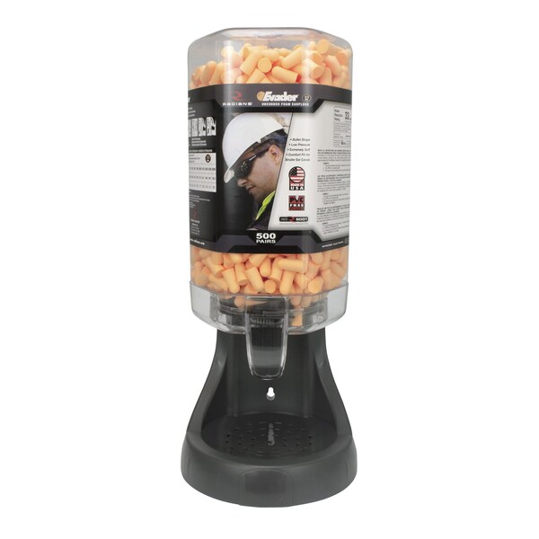 Radians Ear Plugs Refillable Disp w/Evader Plugs-500Pr - FPD-500L94