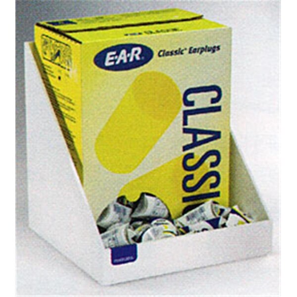 Val-Pak Products RackEm Racks  200-Pair Foam Ear Plug Tray - White Heavy- Duty Plastic - RA299989