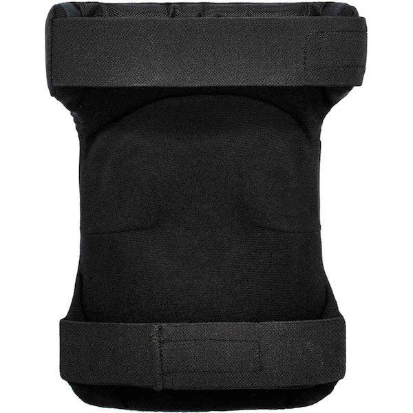 Ergodyne Knee Pad, Hard Shell, Gel, Foam Pad, Rubber Cap, Hook-and-Loop Closure, 2 Straps, Black, Universal - 435HL