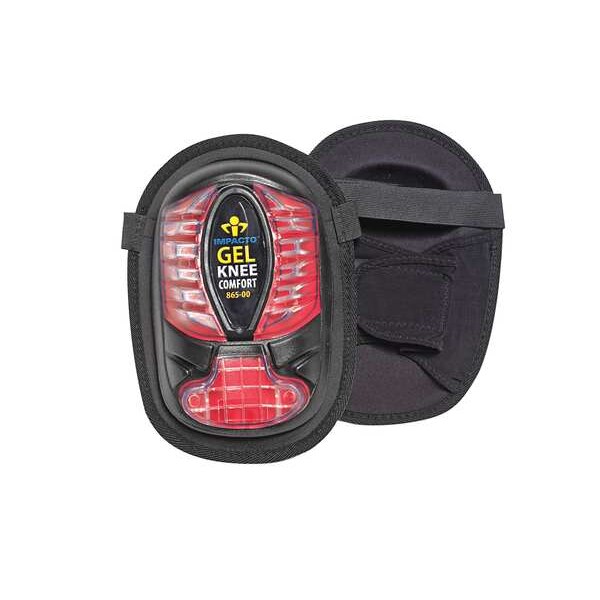 Impacto Knee Pad and Shin Guard, Non-marring, Gel, Foam Pad, Rubber Cap, hook-and-loop Closure, 2 Straps - 777