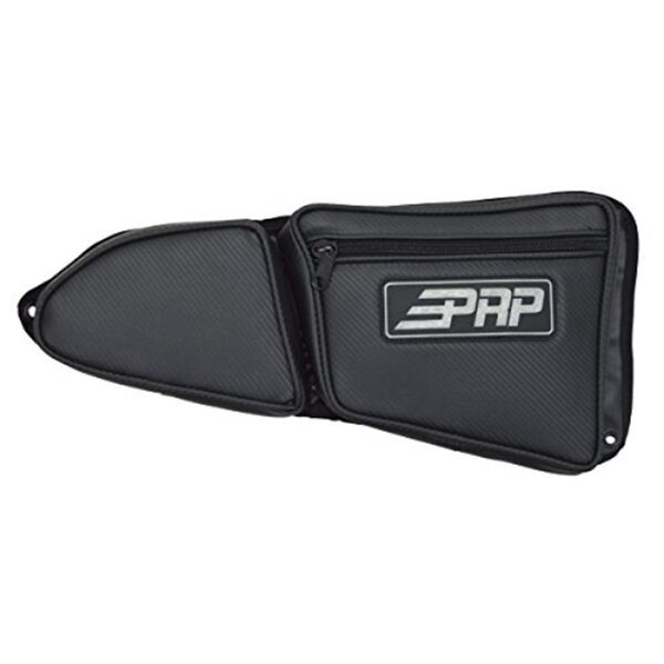 Desviacion Carbon Fiber Passenger Side Door Bag with Knee Pad, Black - DE3292144