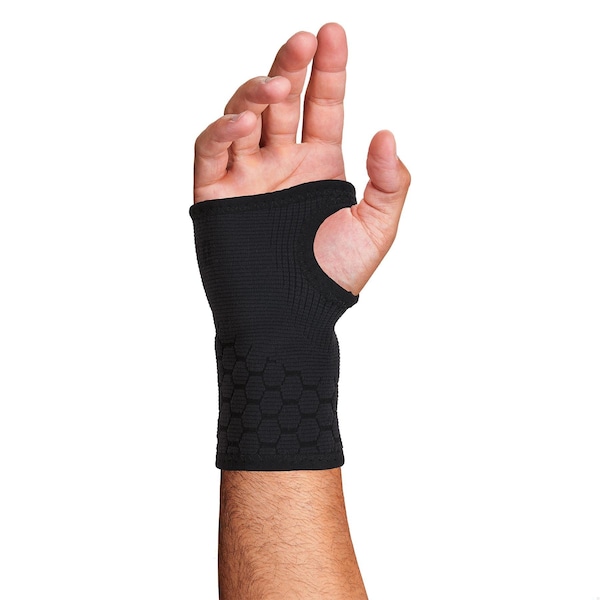 Ergodyne Wrist Support Sleeve, Black, S - 660