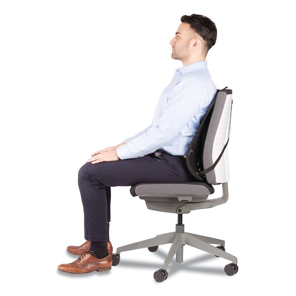 Fellowes Office Suites Mesh Back Support, 17.3 x 5.56 x 20.18, Black - 9191301