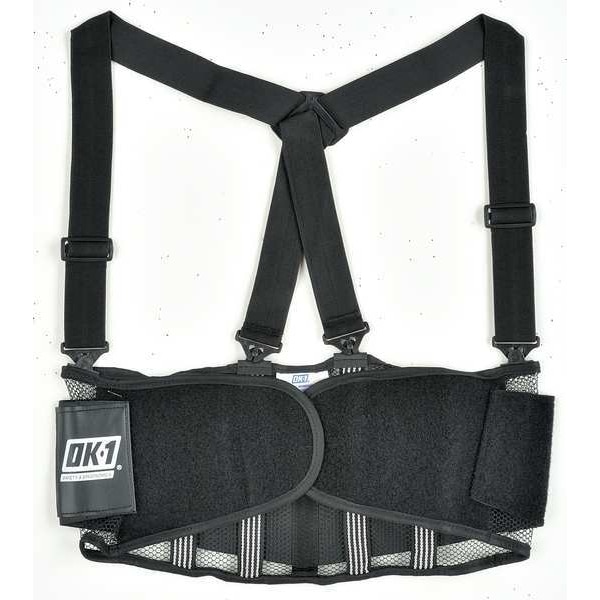 Ok-1 Back Support, Open Mesh, Black, XL - OK-250SXL