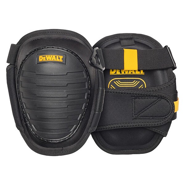 Dewalt Knee Pad, Swivel, Gel Pad, Plastic Cap, Quick Release Closure, 2 Straps, Black, Universal - DWST590013