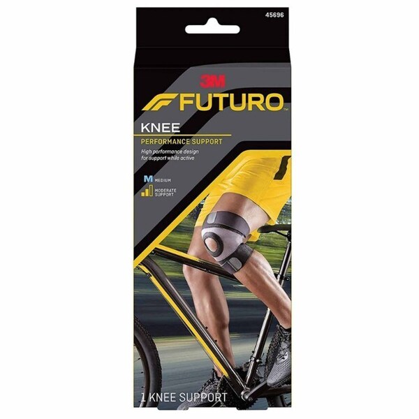 Futuro Knee Brace Medium Pull-On, Hook and Loop Strap Closure 15 to 17 In. Knee Circ., 12PK - 45696ENR