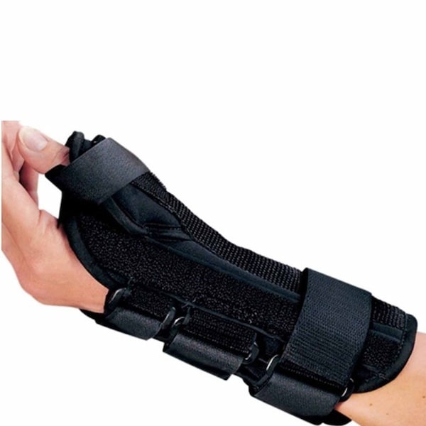 Procare Comfortform Wrist Brace with Abducted Thumb Aluminum / Foam / Spandex / Plastic Right Hand Black Small - 79-87303