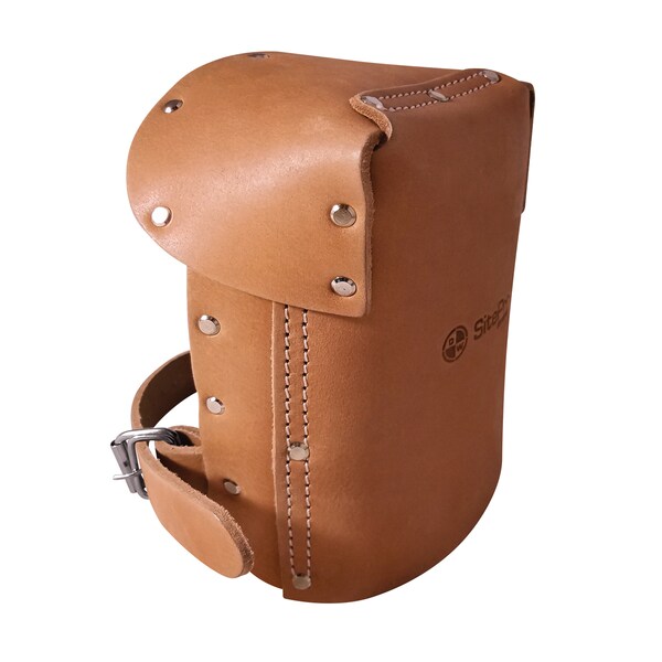 Sitegear 11422P Padded Leather Knee Pads W/ Adjustable Strap - 51-11422P
