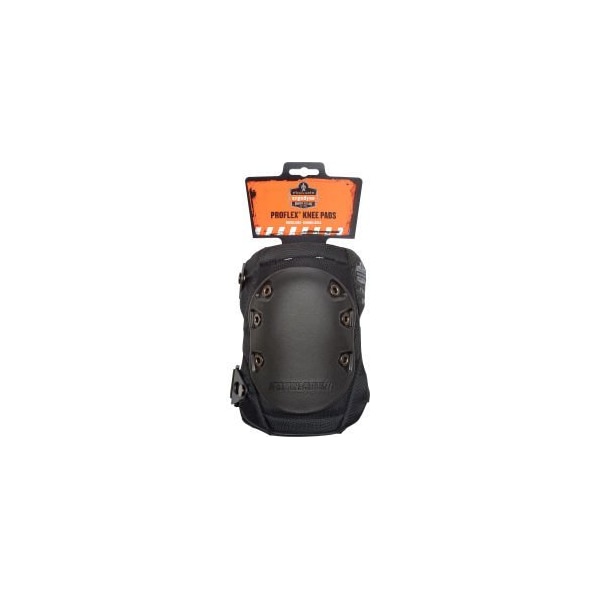 Ergodyne Ergodyne ProFlex 335 Slip-Resistant Rubber Cap Knee Pad, Black Cap, One Size - 18335