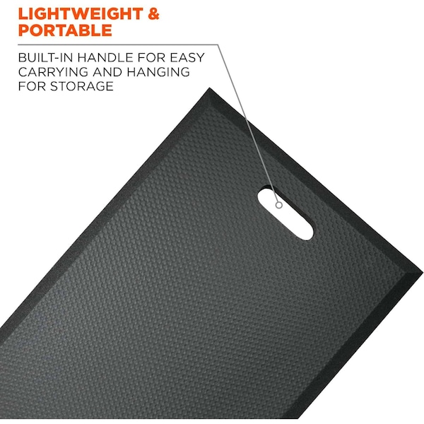 Ergodyne Black Large Foam Kneeling Pad, 0.5" - 386