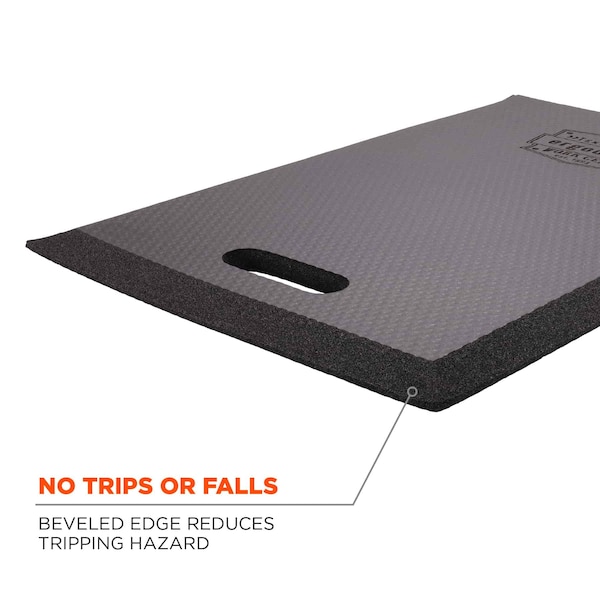 Ergodyne Black Large Foam Kneeling Pad, 0.5" - 386