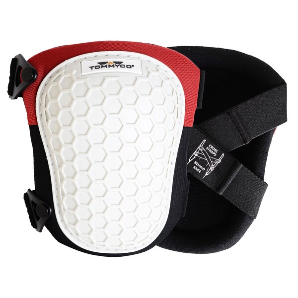 Tommy Co Tommyco 6.5 in. L X 3.5 in. W Foam Knee Pads Black/White - 40170